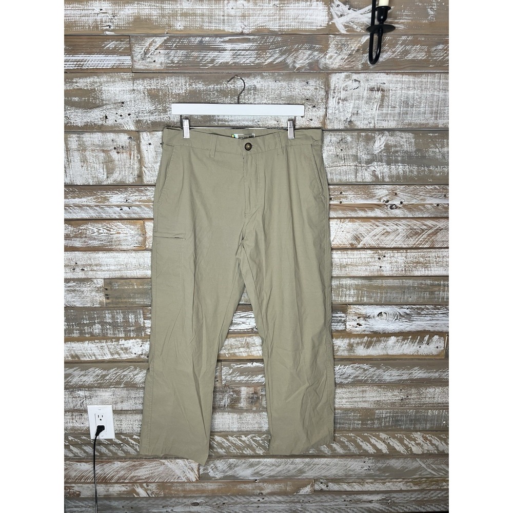 UB Tech mens hiking/outdoor classic fit tan pants 34x30
